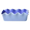 Coton Colors Iris Blue Ruffle Loaf Pan