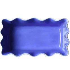 Coton Colors Iris Blue Ruffle Loaf Pan