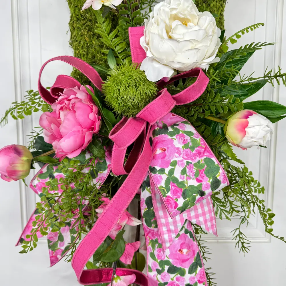 Miss Cayce's Joyful Blooms Wreath