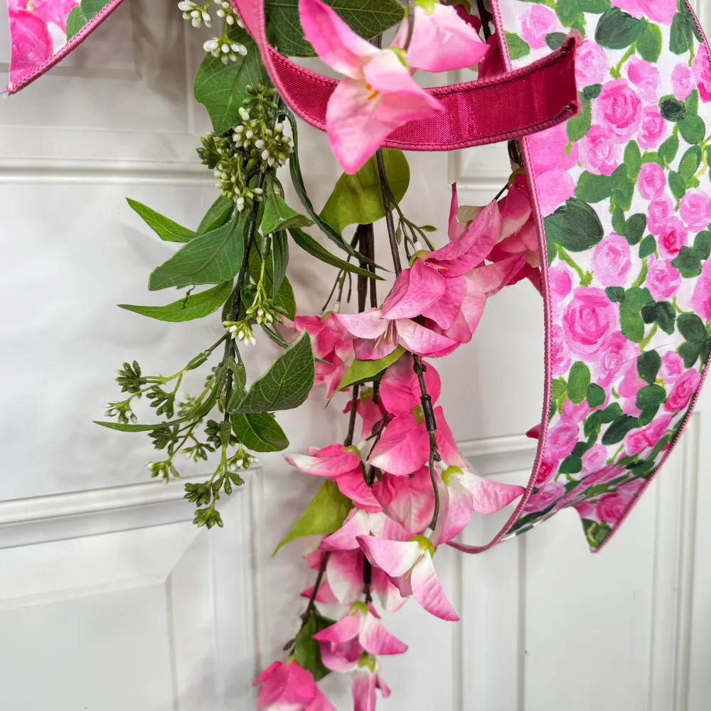 Miss Cayce's Joyful Blooms Wreath