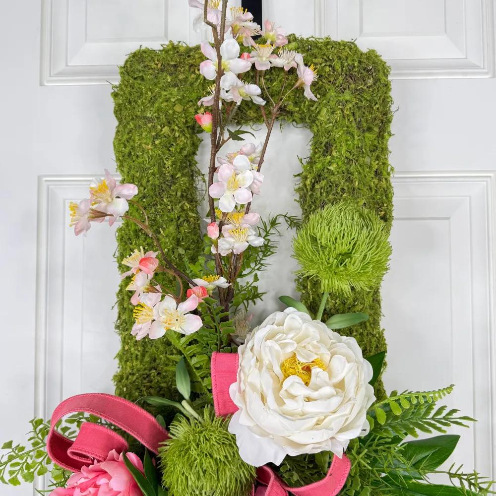 Miss Cayce's Joyful Blooms Wreath