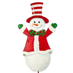 The Round Top Collection Joyful Snowman Yard Display