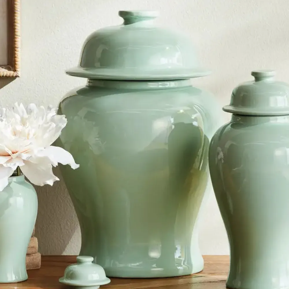 Napa Home & Garden Koa Lidded Mini Ginger Jar, Large