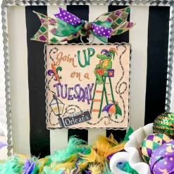 The Round Top Collection Kross Mardi Gras Parade Mini Gallery Art
