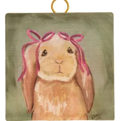 The Round Top Collection Kross Pink Bow Lop Mini Gallery Art