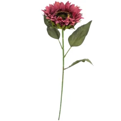 Liberty Floral Large Burgandy Sunflower Stem