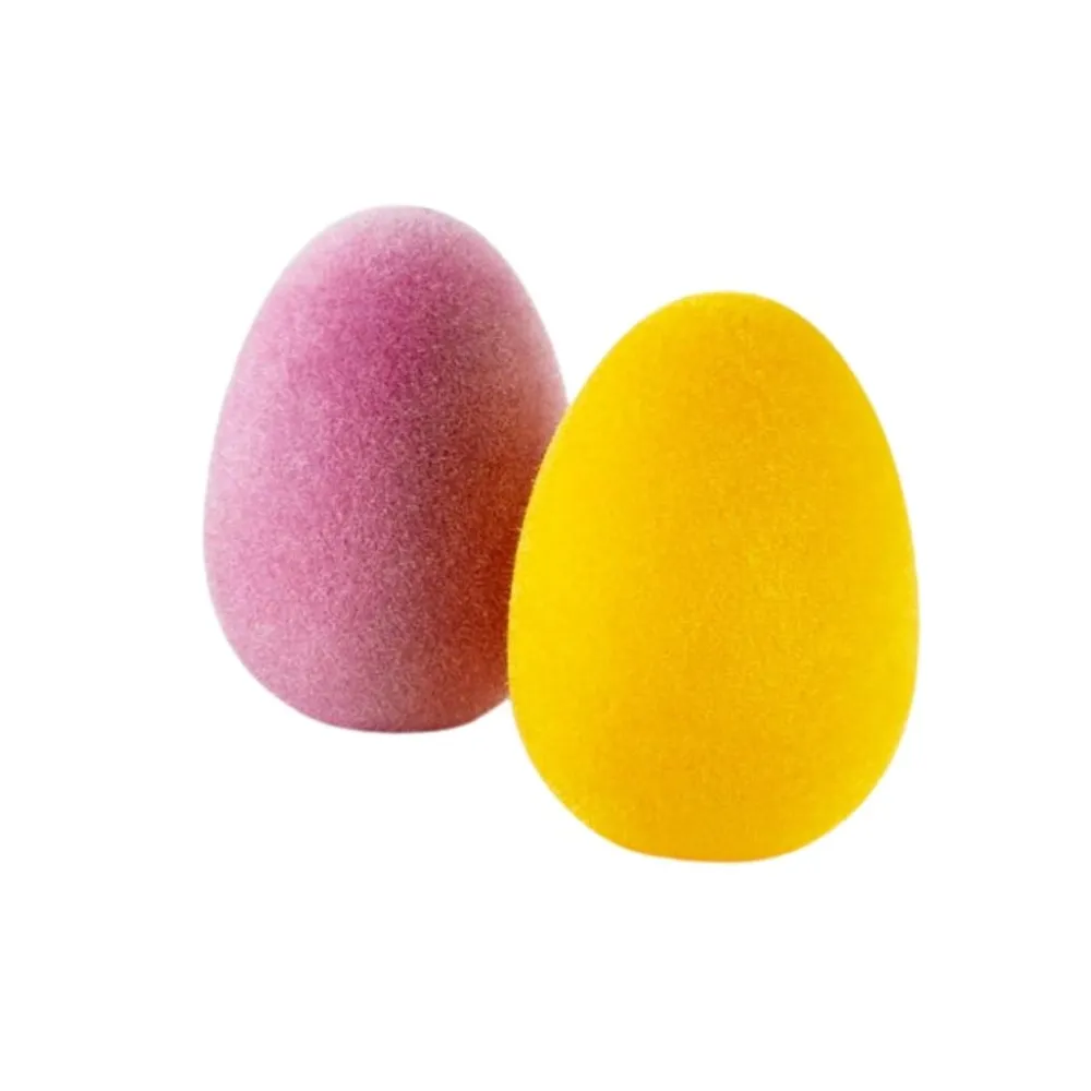 180 Degrees Large Flocked Egg Figurine