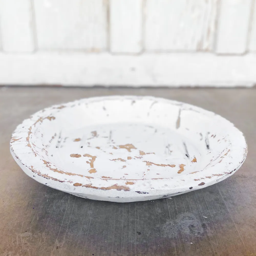 Forever Green Art Large Round Dough Bowl
