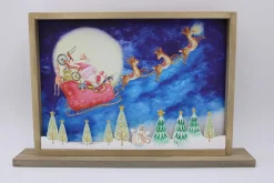 Trade Cie Layered Santa Tabletop Sign
