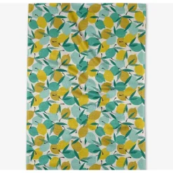 Geometry Lemonade Tea Towel