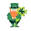 Happy Everything Leprechaun Big Attachment by !
