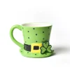 Happy Everything Leprechaun Hat Shaped Mug by !