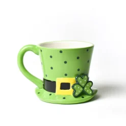 Happy Everything Leprechaun Hat Shaped Mug by !