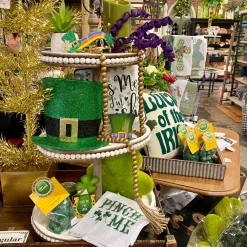 Liberty Floral Leprechaun Top Hat