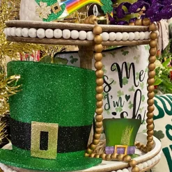 Liberty Floral Leprechaun Top Hat
