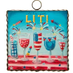 The Round Top Collection “Let’s Get Lit!” Mini Hamilton Gallery Art