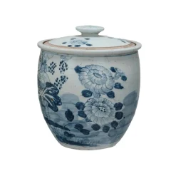 Creative Coop Lidded Vintage Ginger Jar