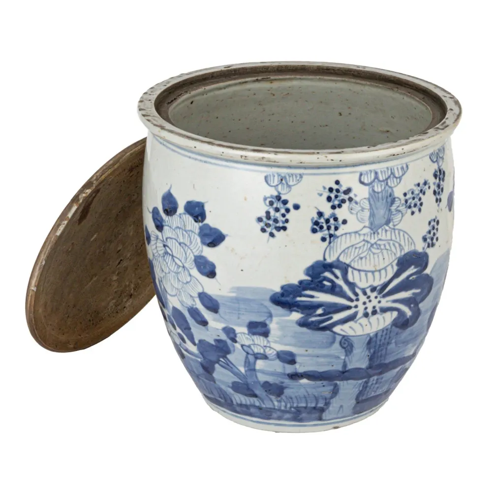 Creative Coop Lidded Vintage Ginger Jar