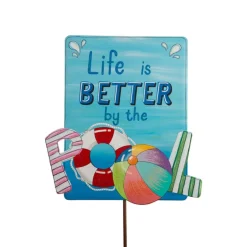 The Round Top Collection “Life is Better” Pool Sign