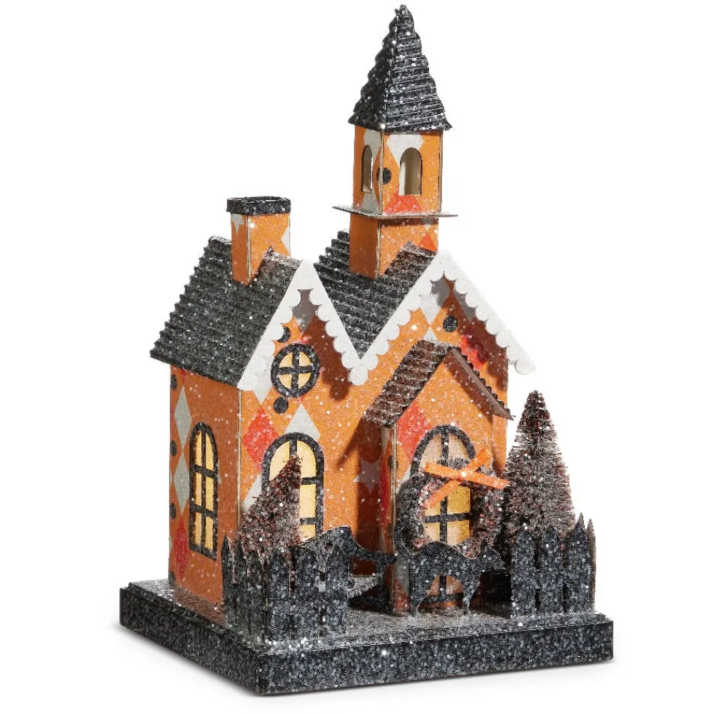 RAZ Lighted Halloween Party Church