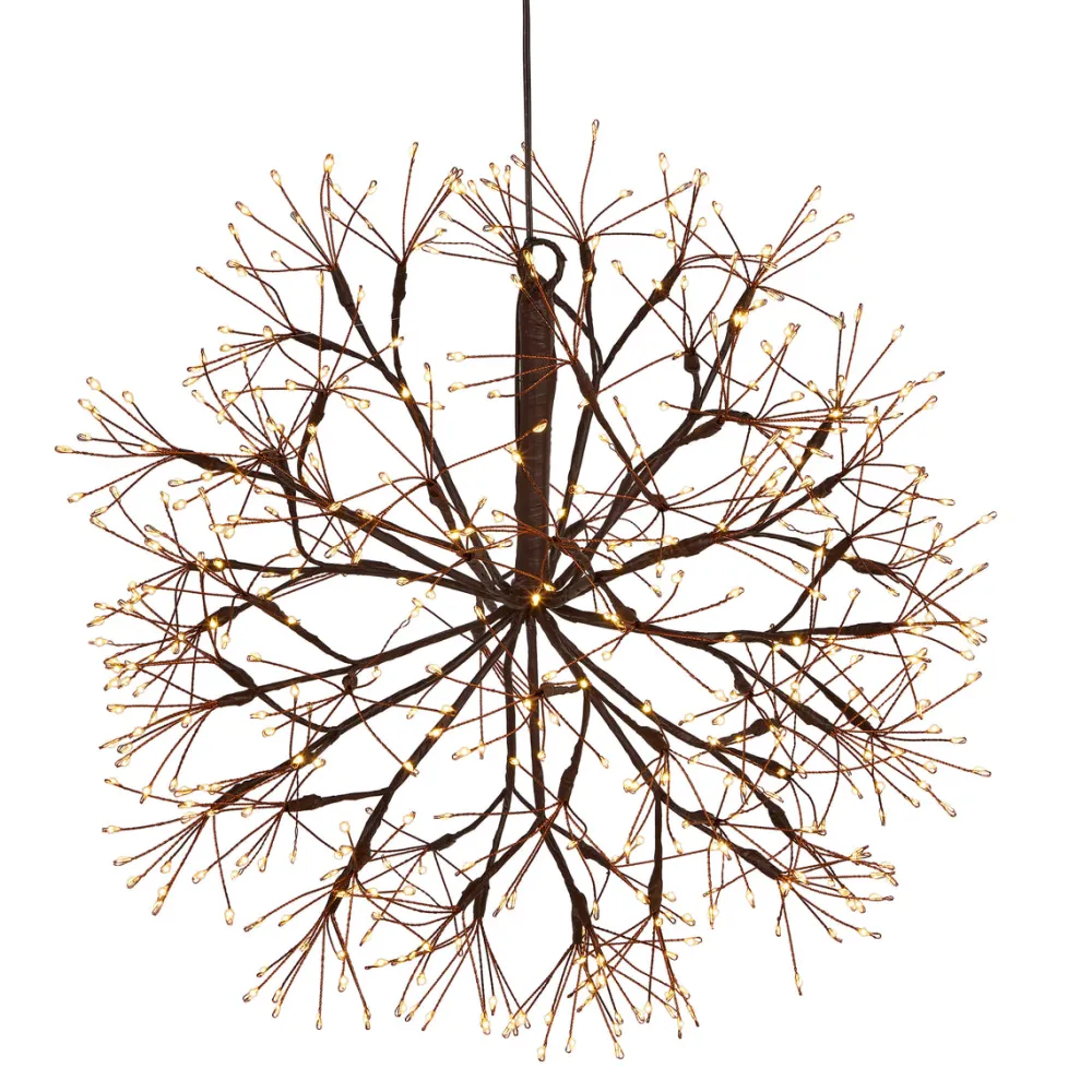 RAZ Lighted Starburst Orb, 18"