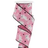Craig Bachman Light Pink Ghost Ribbon, 2.5" X 10YD