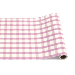 Hester & Cook Lilac Painted Check Runner