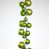 Farrisilk Lime Green Ball Garland, 10'