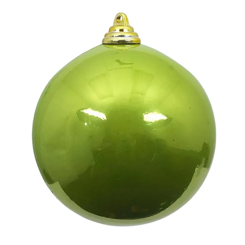 Farrisilk Lime Green Candy Apple Ball Ornament, 8"