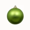 Farrisilk Lime Green Matte Ball Ornament, 4"