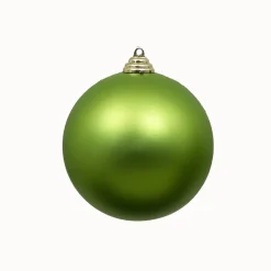 Farrisilk Lime Green Matte Ball Ornament, 4"