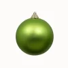 Farrisilk Lime Green Matte Ball Ornament, 6"