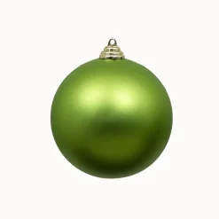 Farrisilk Lime Green Matte Ball Ornament, 6"