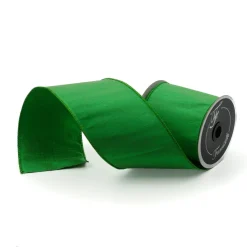 Farrisilk Lime Luster Ribbon, 4" X 10YD