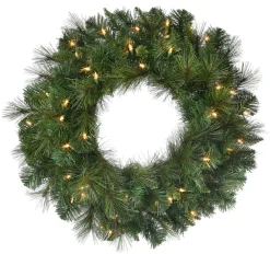 Regency Lit Deluxe Belgium Wreath, 24"