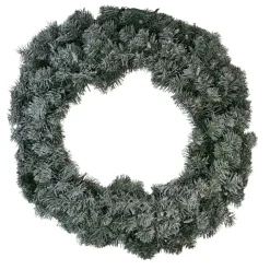 O Tannenbaum Lit Frosted Colorado Pine Wreath, 30"