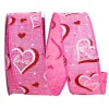 Reliant Ribbon Love Heartbeat Linen Ribbon 1.5" X 10YD