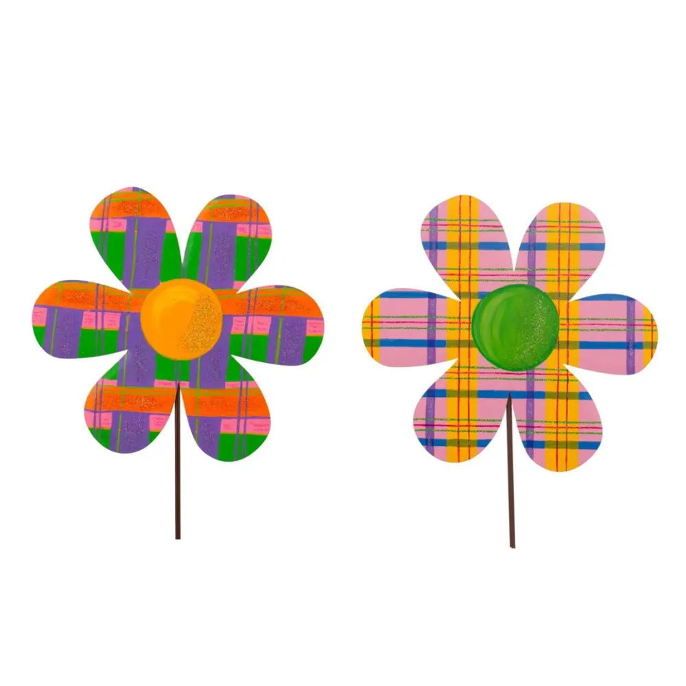 The Round Top Collection Madras Flower, Medium