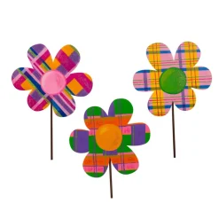 The Round Top Collection Madras Flower, Small