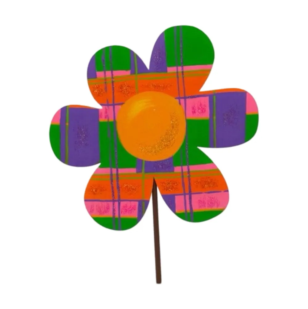 The Round Top Collection Madras Flower, Small