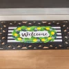 Evergreen Magnolia Leaves and Lemon Sassafras Switch Mat