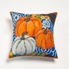 LuckyBird Apparel and Home Mandy's Three Pumpkins Pillow