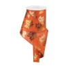 Craig Bachman Maple Leaf Rust Ribbon, 4" X 10YD