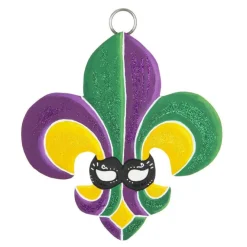 The Round Top Collection Mardi Gras Fleur De Lis Charm