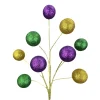 Liberty Floral Mardi Gras Glitter Ball Spray