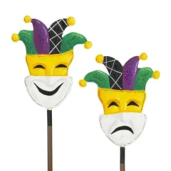 The Round Top Collection Mardi Gras Mask Finial