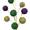 Liberty Floral Mardi Gras Sequin Ball Spray