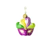 Happy Everything Mardi Gras Shaped Ornament
