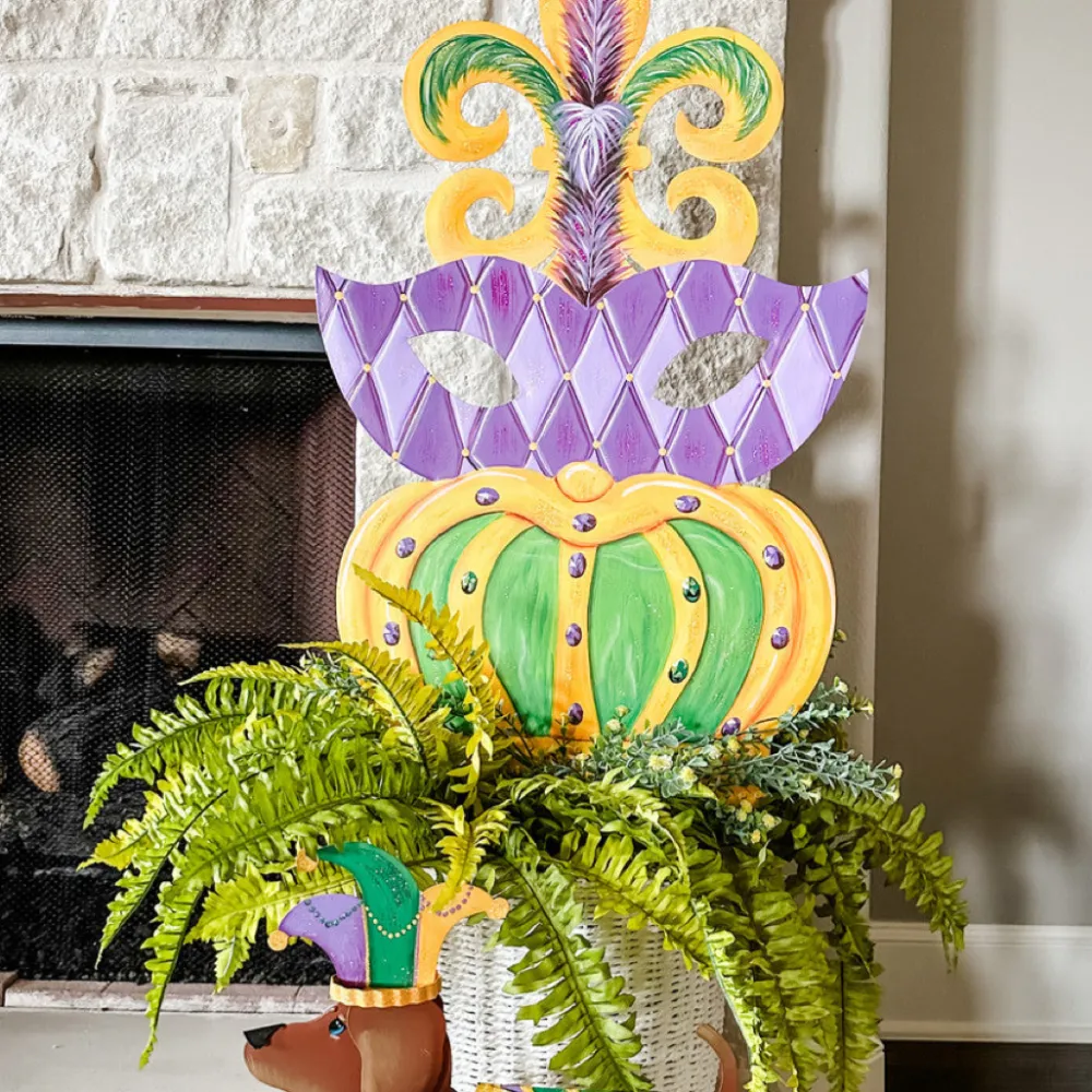 The Round Top Collection Mardi Gras Topiary