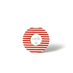 Happy Everything Medium Stripe Mini Round Frame by !